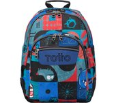 Mochila Crayoles  - Multicolor Mediano
