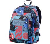 Mochila Acuarela  - Multicolor Mediano