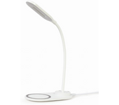 Gembird TA-WPC10-LED-01-W cargador de dispositivo móvil Smartphone Blanco CC Cargador inalámbrico Interior