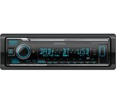 Radio con Bluetooth para Coche, Compatible con Spotify y Alexa - Autorradio 1 DIN Extraíble con Entrada USB y Aux - Equipo de Musica Sintonizador Dab+ y FM/Am Kenwood KMM-BT508DAB