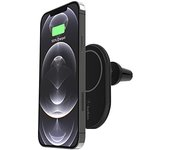Belkin cargador magnético para coche BoostCharge con soporte, compatible con smartphones con MagSafe, la serie iPhone 16, iPhone 15, iPhone 14, iPhone 13, iPhone 12 (cable incluidos)