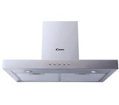 Candy CMB655XGG, Campana Extractora 60 CM, 3 Niveles de Potencia, 160W, 552,5M3/H, Codo Reductor a 12CM, Filtros de Carbono, 2 Paneles Aluminio Antigrasa, Iluminación LED, 66DB, Inox