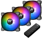 Thermaltake Pure 12 ARGB Carcasa del ordenador Ventilador 12 cm Negro 3 pieza(s)