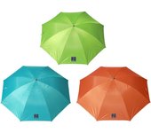 Atosa Sombrilla de Playa FIja Metálica de Hierro Ø140 cm Nylon Protección UPF 50+ Surtida en 3 Posibilidades con Funda