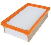 Bosch Professional - Filtro plisado plano clase H (HEPA, PTFE, accesorio para el aspirador GAS 35 H AFC)
