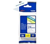 Brother TZE-253 cinta para impresora de etiquetas Azul sobre blanco