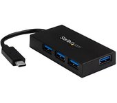 StarTech.com Hub Concentrador USB 3.0 de 4 Puertos Alimentado - Ladrón USB-C a 4x USB A - Incluye Adaptador de Alimentación - Conversor USB C a USB Convencional - 4 Total USB Port(s) - 4 USB 3.0 Port(s) - PC