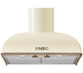 Campana Decorativa - Smeg KS59POE2, 60cm, 63 dB, Crema