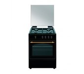 Cocina Gas - Vitrokitchen RU6060N, 60 cm, 4 fuegos, Negro
