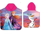Poncho toalla Frozen Disney microfibra