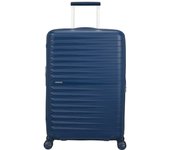 Maleta mediana american tourister fastforward spinner expansible 68cm/ 68x46x30cm/ 4 ruedas/ azul marino