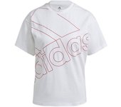 Adidas GM5573 W FAV Q1 T T-Shirt Womens White/Hazy Rose M