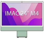 Apple iMac Ordenador de Mesa Todo en uno con Chip M4, CPU y GPU de 10 núcleos: diseñado para Apple Intelligence, Pantalla Retina de 24″, 24 GB de Memoria unificada, SSD de 512 GB - Verde