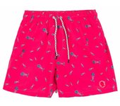 ALPHADVENTURE - Bañador Niño, Ideal para el Verano, la Playa y la Piscina Bañador Niño Natación Yamba Jr. Neon Red - Tallas Desde los 6 a los 14 años, Colores Rojo y Azul