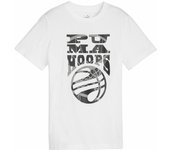 Camiseta de Manga Corta Infantil Puma Basketball Blueprint 11-12 Años