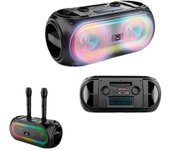 Claudio Reig- Bluetooth, FM Radio, 2 Wireless Mic DC-5V, 18650 Battery Power:20W (SA16610)