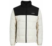 JACK & JONES Jjben Square Jacket Chaqueta Acolchada, Moonbeam/Detail:Blocking, XL para Hombre