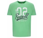 Camiseta de Manga Corta Hombre Russell Athletic Amt A30101 Verde Verde Claro M