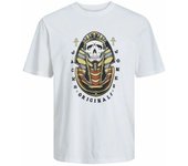 JACK & JONES Jorheavens tee SS Crew Neck Jnr Camiseta, Blanco Brillante, 176 cm para Niños
