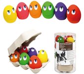 Juguete para perros gloria huevos talla s látex (24 pcs)