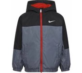 Chaqueta infantil nike fleece lined gris 6-7 años
