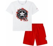 Converse Conjunto Deportivo para Niños Squiggle S/Se+Ft Blanco - Marca EAN: 0196327747176 - Talla: 24 Meses
