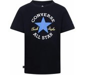 Converse Camiseta de Manga Corta Infantil Sustainable Core SSE Negro - Marca EAN: 0196327761929 - Talla: 6-7 Años