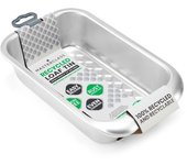 MasterClass Molde de Pan de Aluminio Reciclado de 2lb, Molde de Pan para Panes y Tartas | Distribución Superior del Calor y Resistente a la Deformación