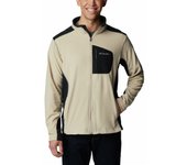 Columbia Klamath Range Full Zip, Chaqueta de forro polar con cremallera completa Hombre, Ancient Fossil/Black, XL