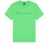 Champion Legacy American Classics Logo S/S Camiseta, Verde Claro, S, Hombre