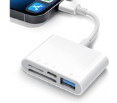 Ultrapix Lector de tarjetas SD 4 en 1 para lightning