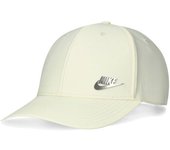 Nike - Gorra Dri-Fit Club, Unisex, Coconut Milk-Metallic Silver, M/L