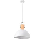 FARO BARCELONA Pie de salón madera blanco mate