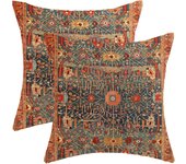 Black And Beige Pillow Covers 18x18 Set Of 2 Boho Geometric Abstract Modern Art Line Throw Pillow Covers Bohemian Minimalist Decorative Farmhouse Linen Cushion Case For Home Sofa Outdoor Decor