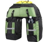 3 in 1 Bike Rear Seat Bag 70L Bike Pannier Bag Waterproof Bike Rear Rack Bag Bike Cargo Saddle Bag with Cover rain