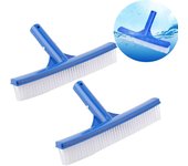 2 Pieces Durable Swimming Pool Brush for Cleaning Swimming Pool Cleaning Brush Swimming Pool Brush Indoor and Outdoor Swimming Pool