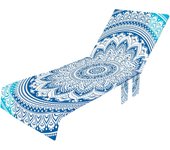 Beach Chair Cover - Beach Towel Pool Towel Beach Chair Cover Multifunctional Chair Loungers for Outdoor Sun