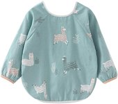 Painting Smock Apron Child Baby Kindergarten School Meal Bib Waterproof Pure Apron Girl Boy 4-5yrs