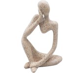 Thinker Statues and Sculptures, Resin Black Thinker Statue Ornaments, Abstract Style Sculptures, Housewarming Gifts, Housewarming Decorations, Living Room Dining Desk Decorations