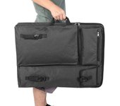 Art bag, travel sketch bag large board bag 4k multifunction drawing board Waterproof Drawing Carry Bag Art Supplies Bag Strap Buckle Can (Grey)