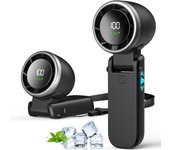 Ventilador Turbo Portátil de Mano, 5000mAh Ventilador de alta Velocidad,3 en 1 Ventiladores de Viaje para Actividades al Aire Libre/Interior