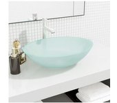 vidaXL Lavabo De Vidrio Esmerilado 50x37x14 Cm