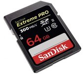 Tarjeta SanDisk Extreme PRO SD UHS II 300MB/s 64Gb
