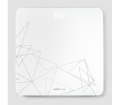 Báscula De Vidrio De Diseño Medisana PS437 Mármol Blanco