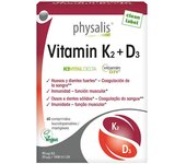 Physalis Vitamina K2 + D3 Comprimidos Masticables x 60