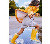 Botas de agua Lolly Pop AIGLE® amarillo medio liso