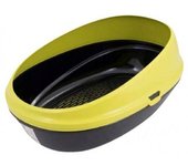 COMPLEMENTOS Arenero Para Gatos Con Tamiz 59 X 39 X 27 Cm - Amarillo