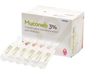 Muconeb 3% Solución Salina Hipertónica 30 Ampollas