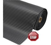 NOTRAX Estera para puesto de trabajo Sky Trax®, anchura 600 mm por m lin., negro