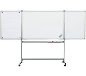 MAUL Panel plegable móvil, chapa de acero revestida, A x H 1500 x 1000 mm